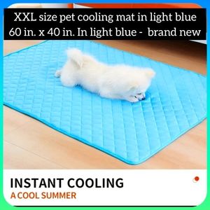XXL- 60 in x 40 in. Pet Self Cooling Mat pet cooling pad ice silk pet kennel mat